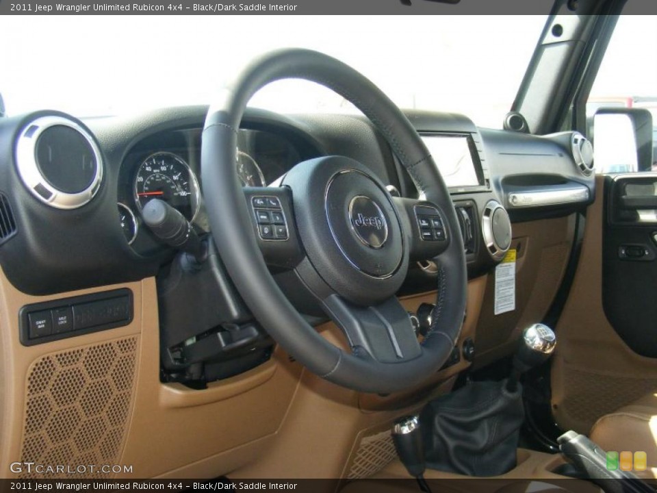 Black/Dark Saddle Interior Transmission for the 2011 Jeep Wrangler Unlimited Rubicon 4x4 #47789565