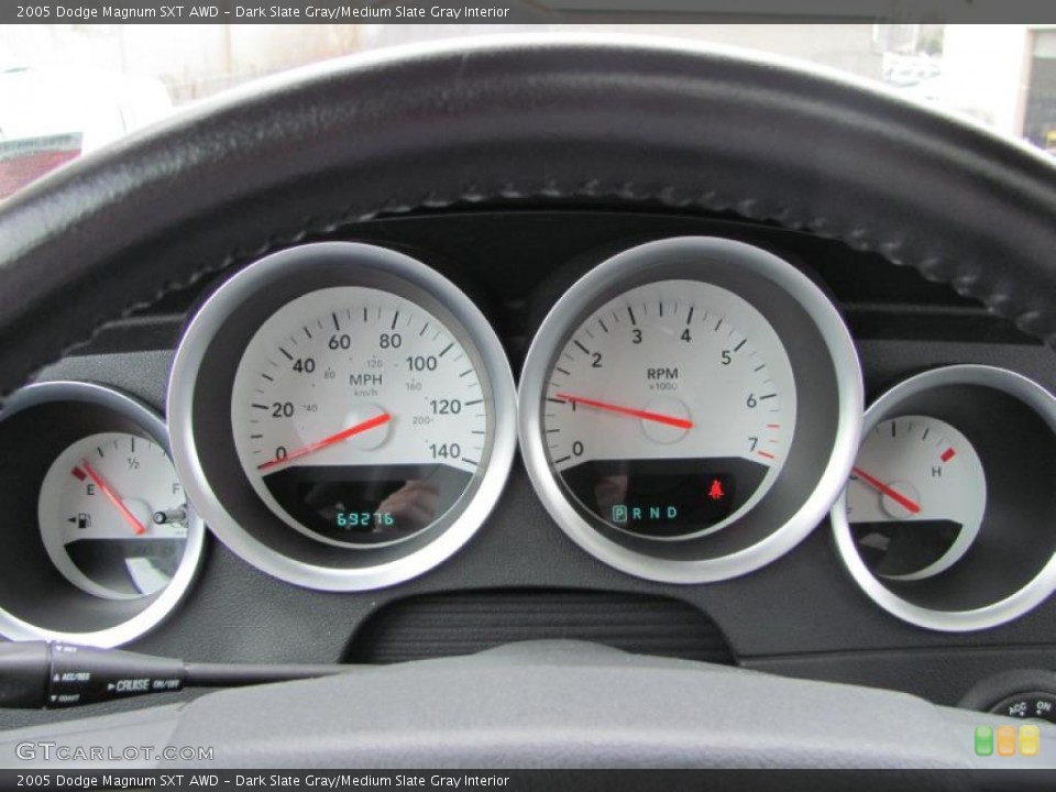 Dark Slate Gray/Medium Slate Gray Interior Gauges for the 2005 Dodge Magnum SXT AWD #47791252