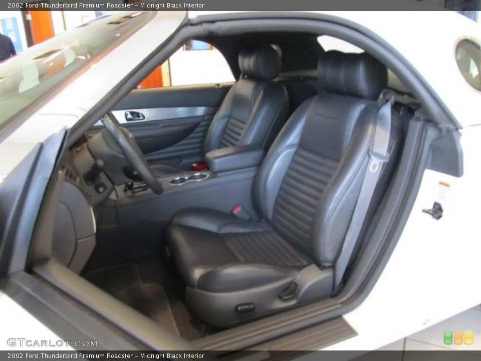 Midnight Black Interior Photo for the 2002 Ford Thunderbird Premium Roadster #47793940