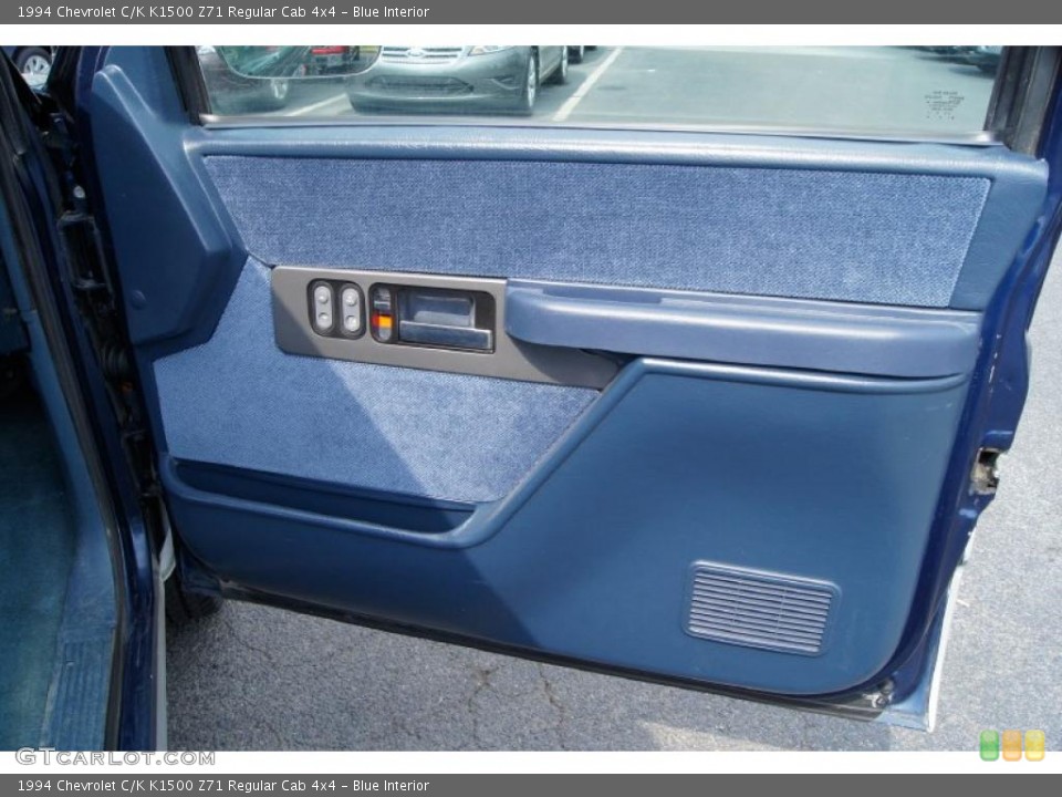Blue Interior Door Panel for the 1994 Chevrolet C/K K1500 Z71 Regular Cab 4x4 #47794213