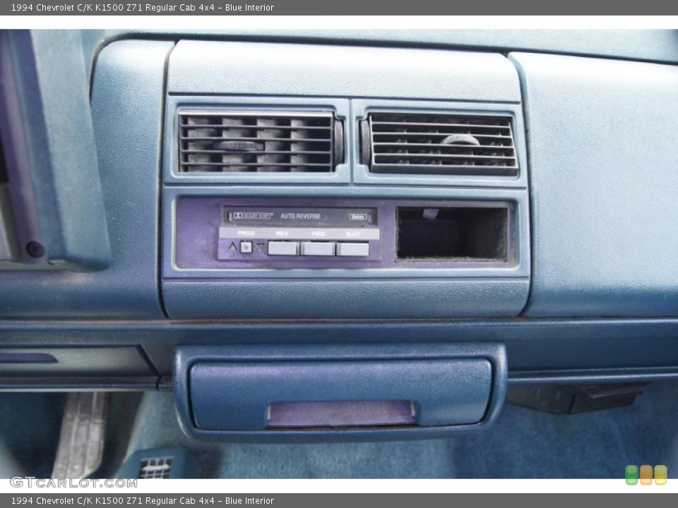Blue Interior Controls for the 1994 Chevrolet C/K K1500 Z71 Regular Cab 4x4 #47794390