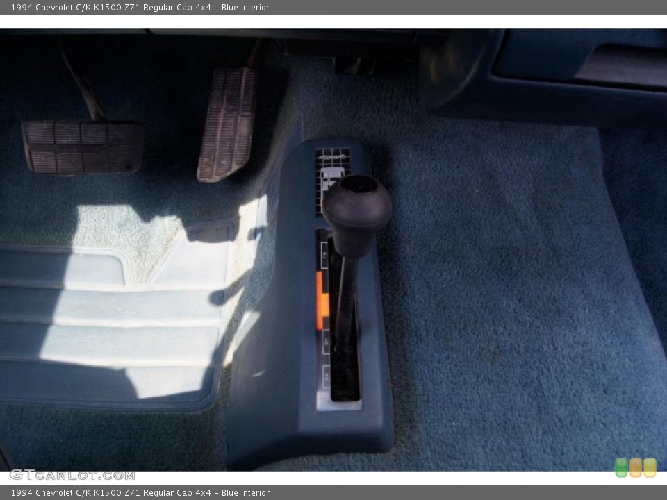 Blue Interior Controls for the 1994 Chevrolet C/K K1500 Z71 Regular Cab 4x4 #47794408