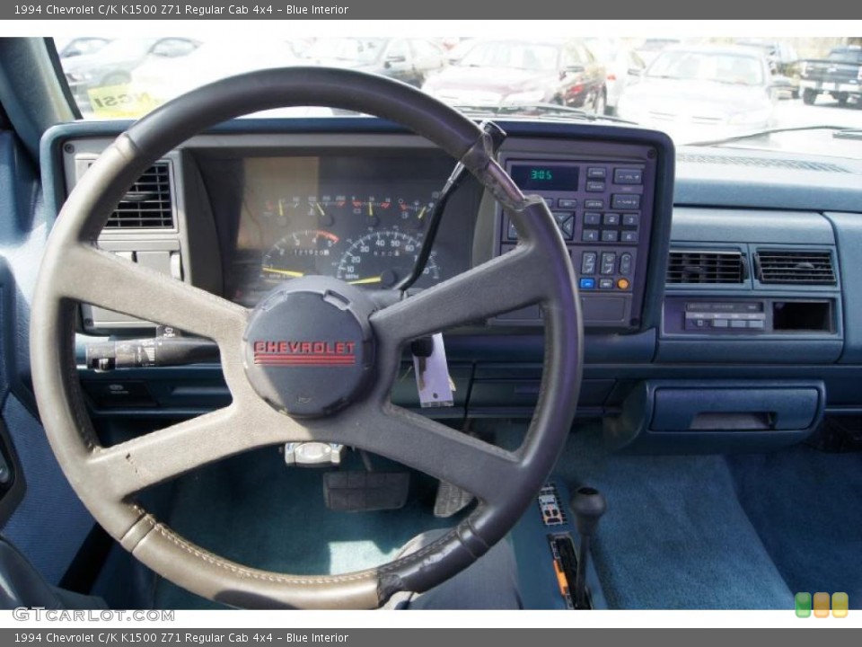 Blue Interior Steering Wheel for the 1994 Chevrolet C/K K1500 Z71 Regular Cab 4x4 #47794423
