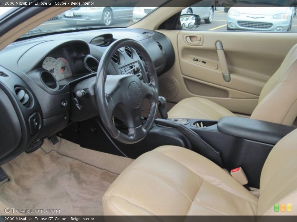 Beige Interior Photo for the 2000 Mitsubishi Eclipse GT Coupe #47798486