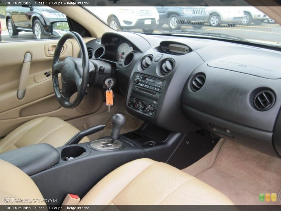 Beige Interior Dashboard for the 2000 Mitsubishi Eclipse GT Coupe #47798567