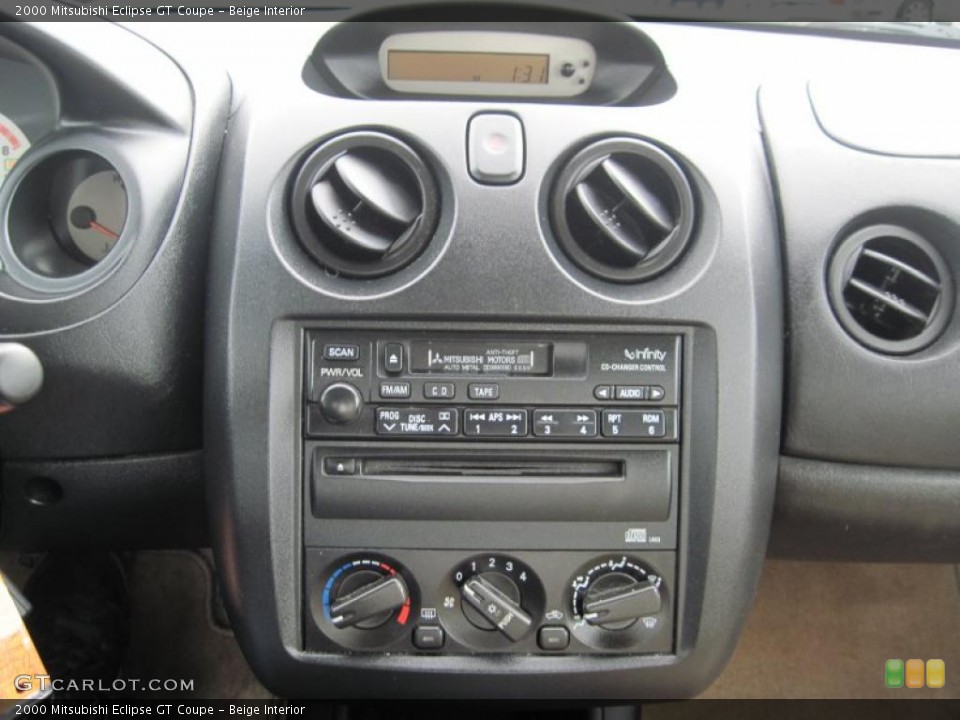 Beige Interior Controls for the 2000 Mitsubishi Eclipse GT Coupe #47798609