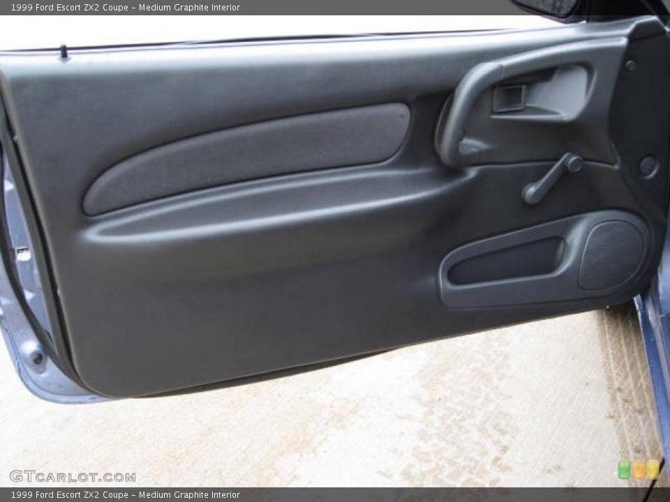 Medium Graphite Interior Door Panel for the 1999 Ford Escort ZX2 Coupe #47798900