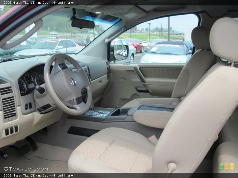Almond Interior Photo for the 2008 Nissan Titan SE King Cab #47799068