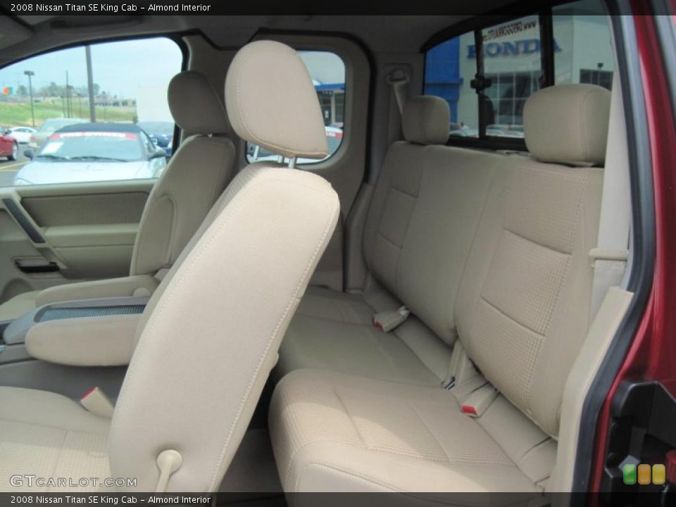 Almond Interior Photo for the 2008 Nissan Titan SE King Cab #47799080