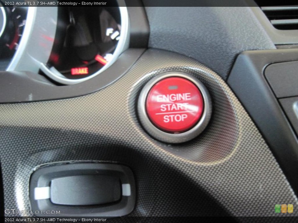 Ebony Interior Controls for the 2012 Acura TL 3.7 SH-AWD Technology #47800031