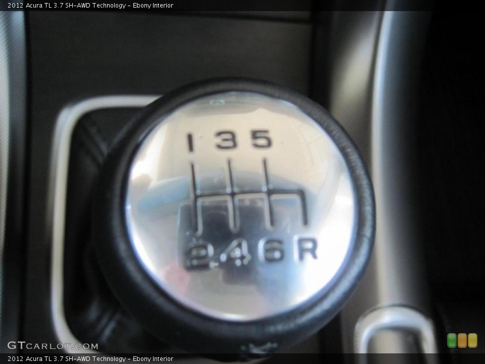 Ebony Interior Transmission for the 2012 Acura TL 3.7 SH-AWD Technology #47800061