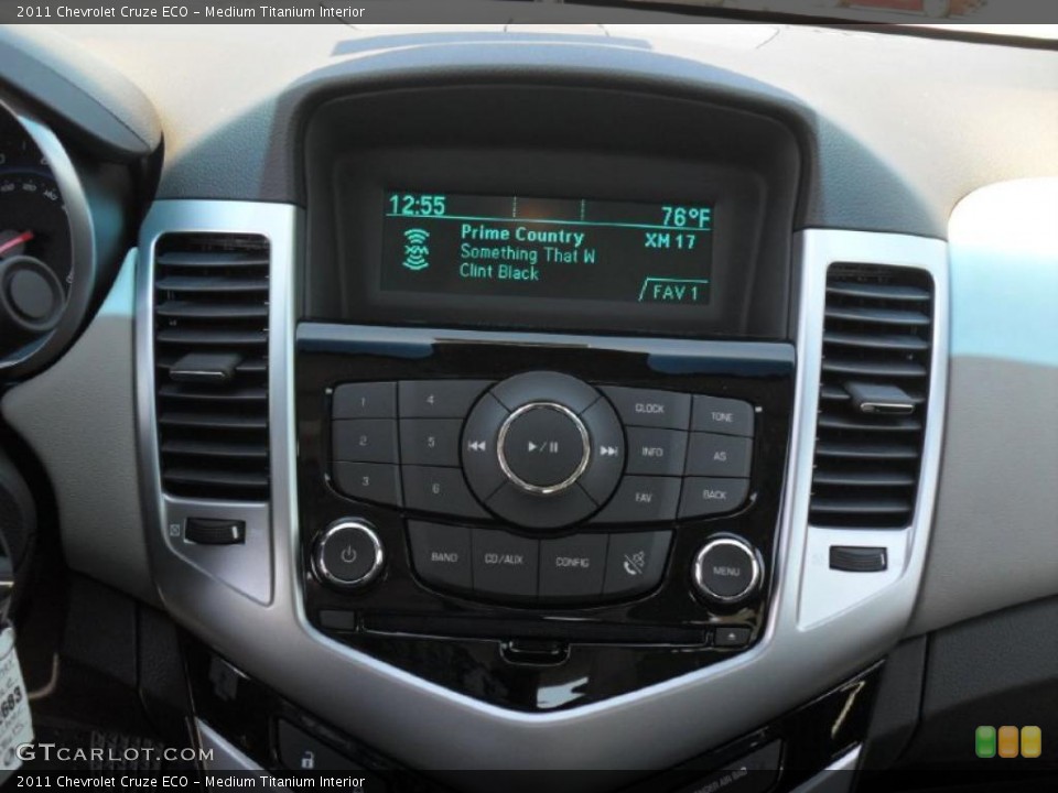 Medium Titanium Interior Controls for the 2011 Chevrolet Cruze ECO #47800199