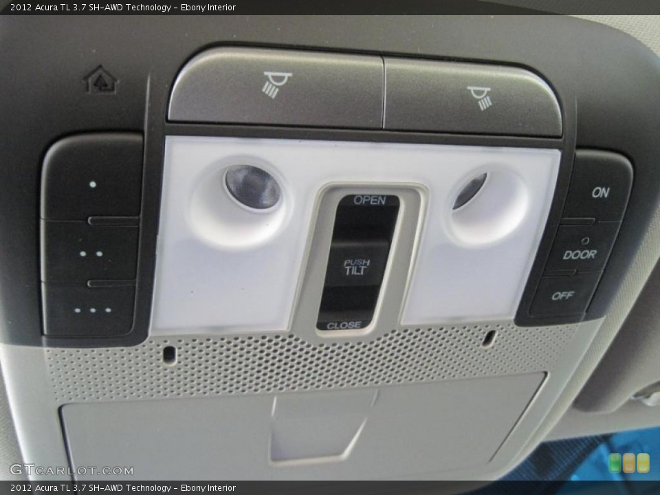 Ebony Interior Controls for the 2012 Acura TL 3.7 SH-AWD Technology #47800223