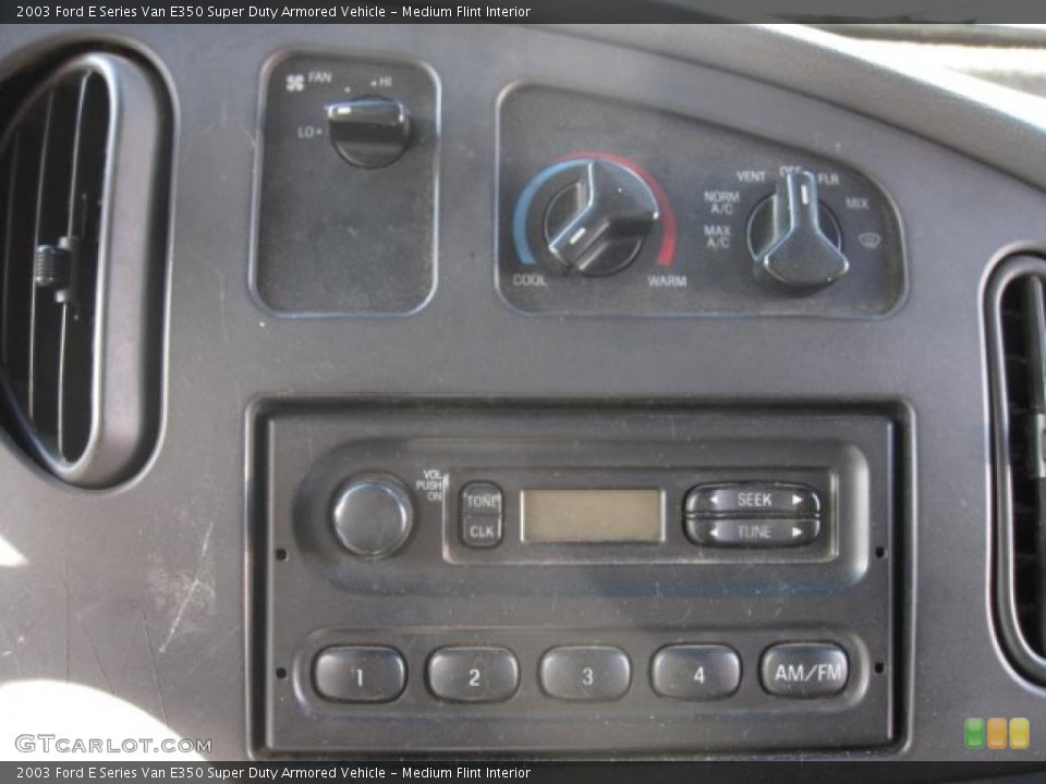 Medium Flint Interior Controls for the 2003 Ford E Series Van E350 Super Duty Armored Vehicle #47800658
