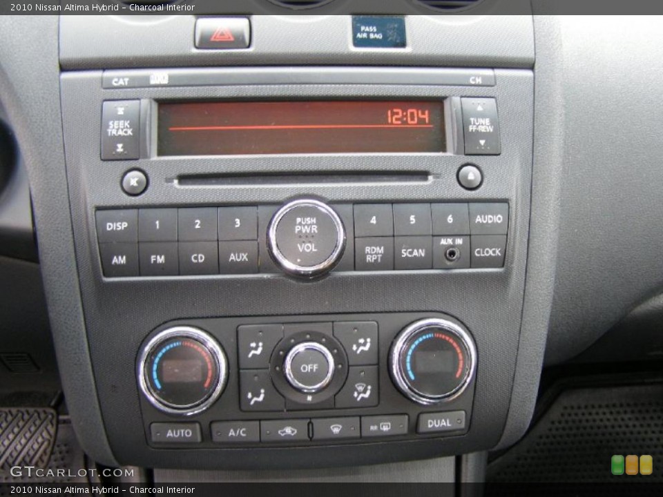 Charcoal Interior Controls for the 2010 Nissan Altima Hybrid #47802233