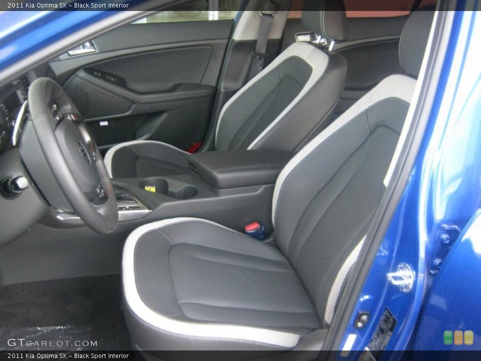Black Sport Interior Photo for the 2011 Kia Optima SX #47802905