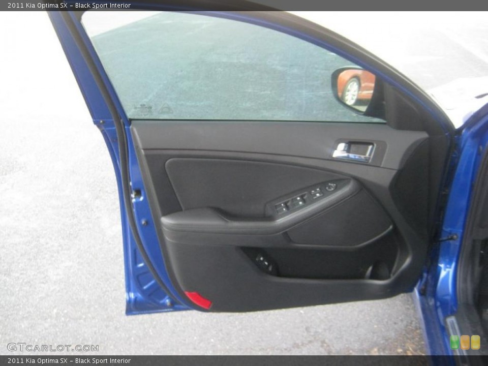 Black Sport Interior Door Panel for the 2011 Kia Optima SX #47802947