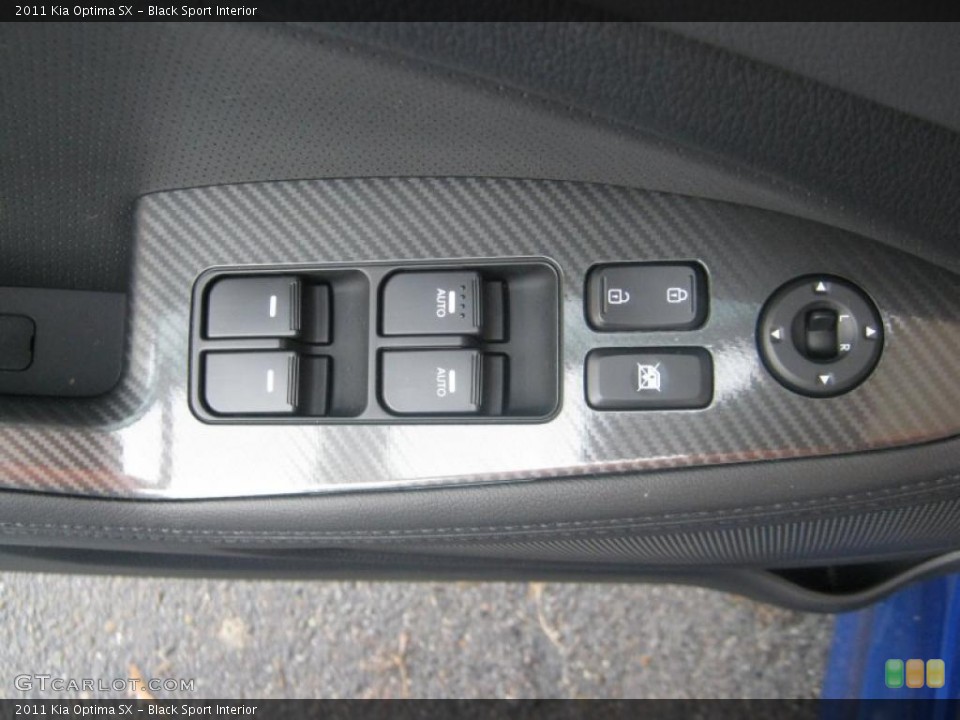 Black Sport Interior Controls for the 2011 Kia Optima SX #47802962