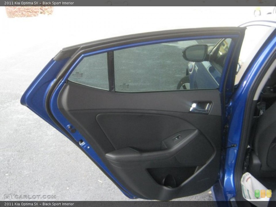 Black Sport Interior Door Panel for the 2011 Kia Optima SX #47802977