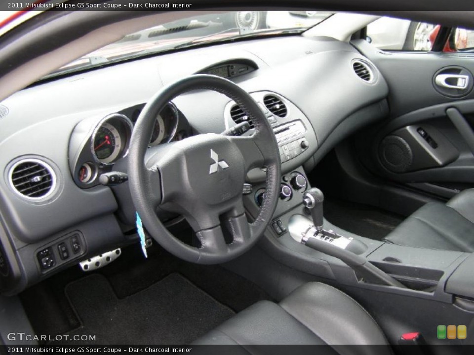 Dark Charcoal Interior Prime Interior for the 2011 Mitsubishi Eclipse GS Sport Coupe #47803270