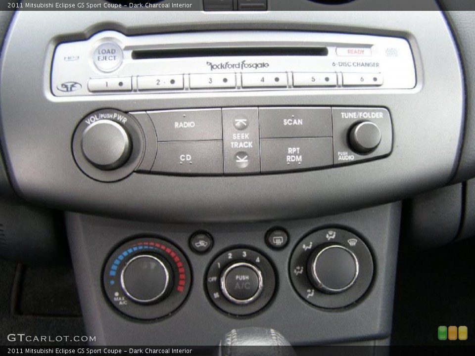 Dark Charcoal Interior Controls for the 2011 Mitsubishi Eclipse GS Sport Coupe #47803343