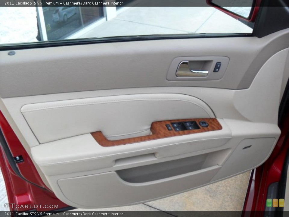 Cashmere/Dark Cashmere Interior Door Panel for the 2011 Cadillac STS V6 Premium #47803871