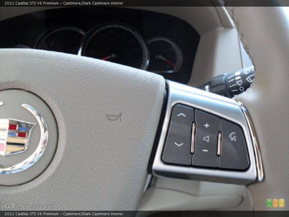 Cashmere/Dark Cashmere Interior Controls for the 2011 Cadillac STS V6 Premium #47803889