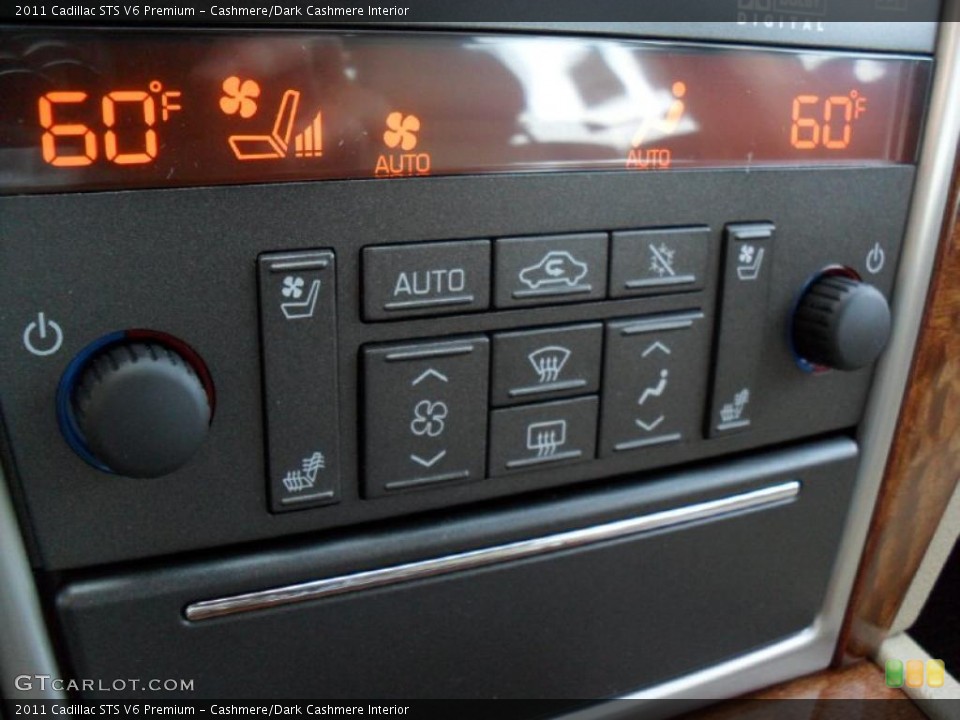 Cashmere/Dark Cashmere Interior Controls for the 2011 Cadillac STS V6 Premium #47803928