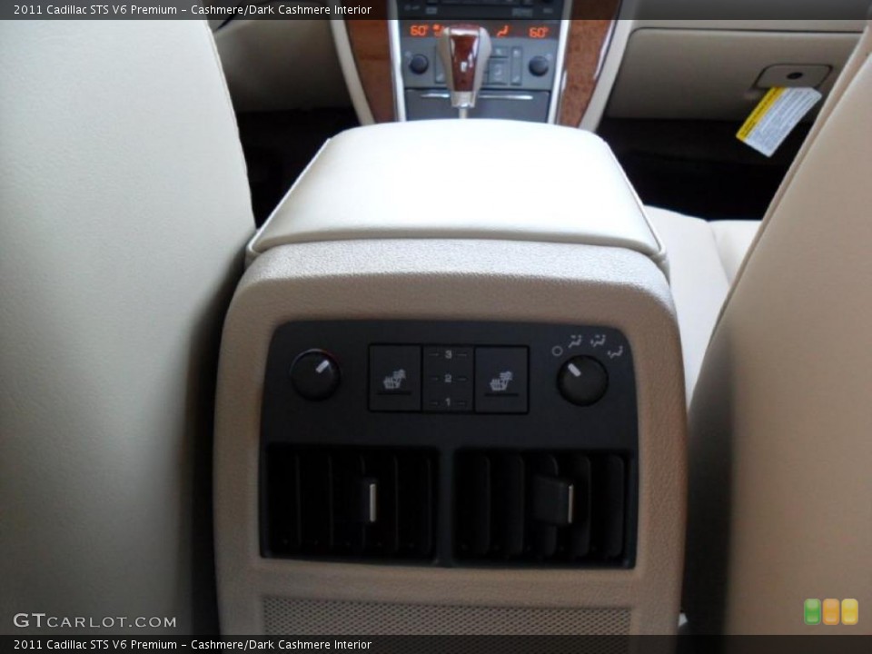 Cashmere/Dark Cashmere Interior Controls for the 2011 Cadillac STS V6 Premium #47803991