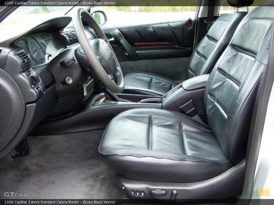 Ebony Black Interior Photo for the 1998 Cadillac Catera  #47804576
