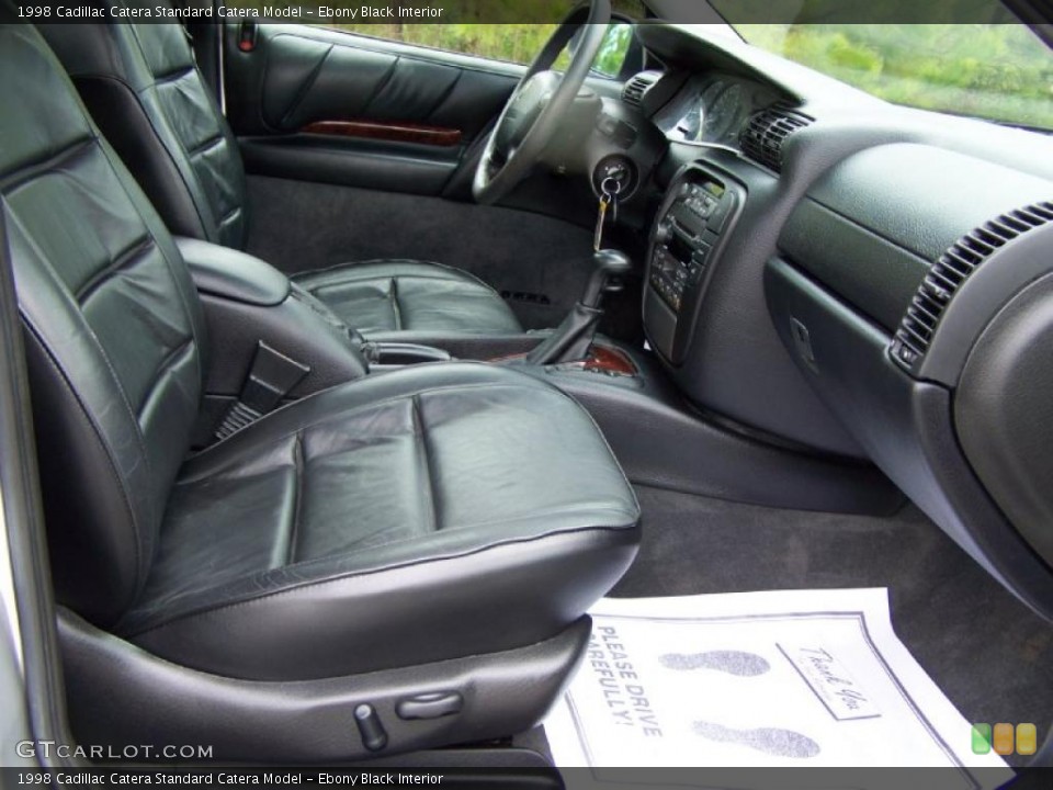 Ebony Black Interior Photo for the 1998 Cadillac Catera  #47804591