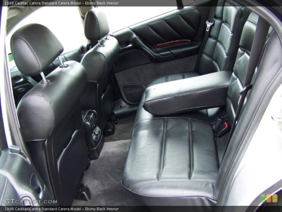 Ebony Black Interior Photo for the 1998 Cadillac Catera  #47804606