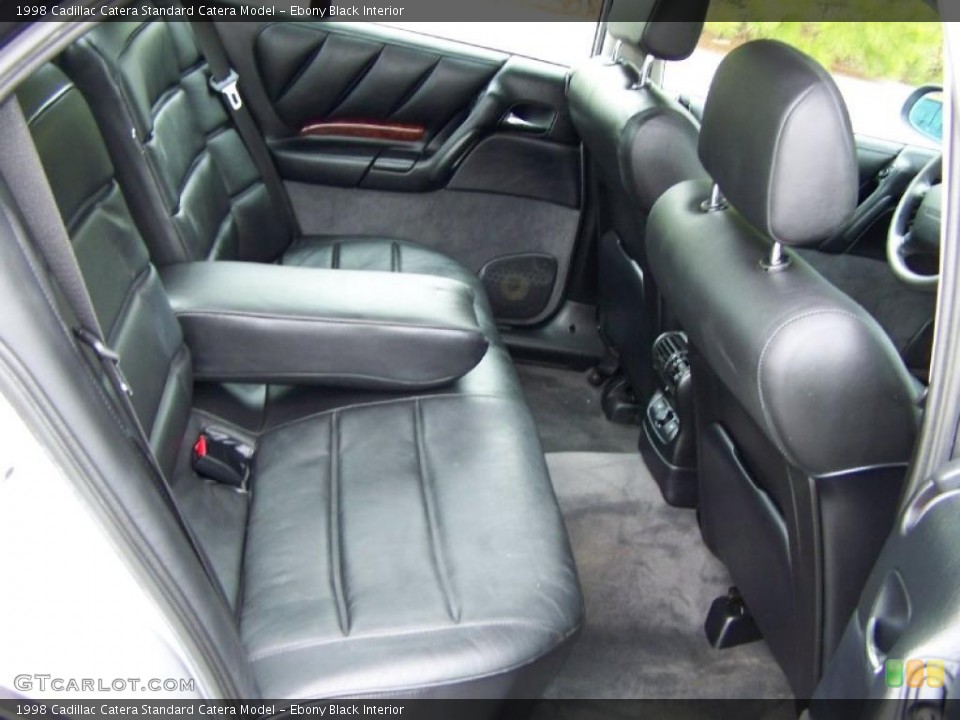 Ebony Black Interior Photo for the 1998 Cadillac Catera  #47804618