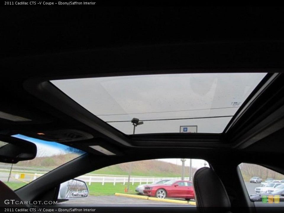 Ebony/Saffron Interior Sunroof for the 2011 Cadillac CTS -V Coupe #47804621