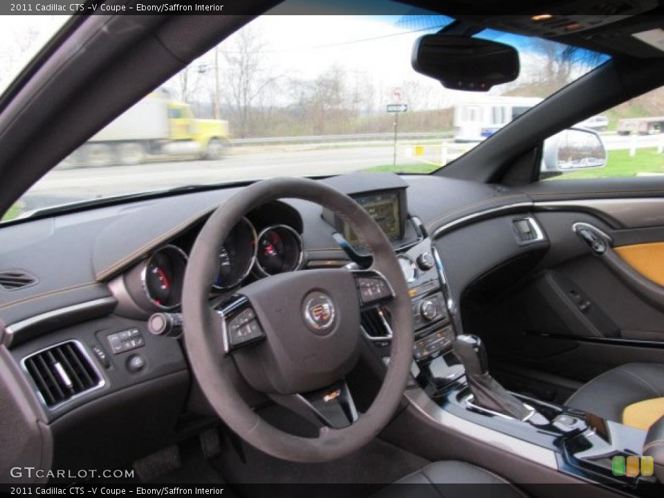 Ebony/Saffron Interior Steering Wheel for the 2011 Cadillac CTS -V Coupe #47804633