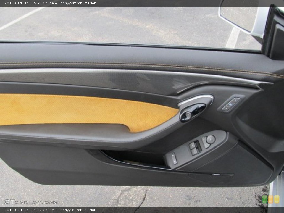 Ebony/Saffron Interior Door Panel for the 2011 Cadillac CTS -V Coupe #47804651