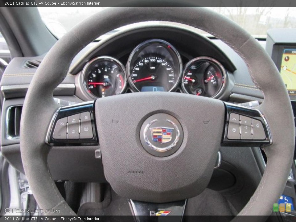 Ebony/Saffron Interior Gauges for the 2011 Cadillac CTS -V Coupe #47804717