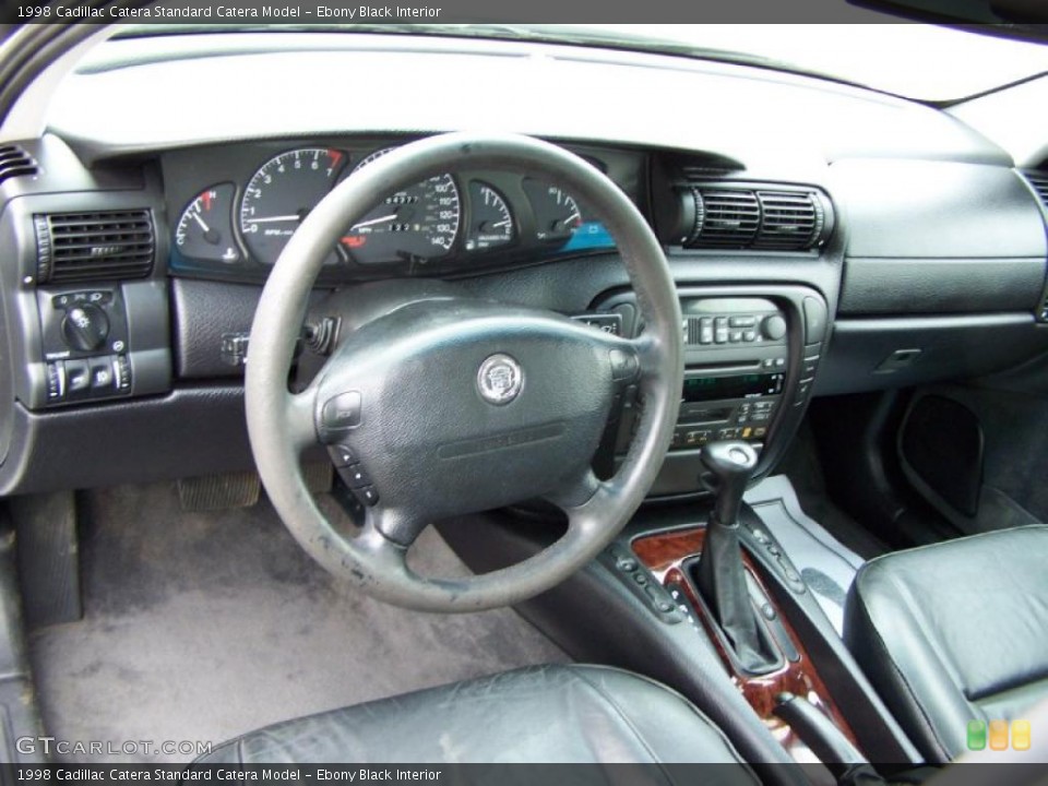 Ebony Black Interior Dashboard for the 1998 Cadillac Catera  #47804771