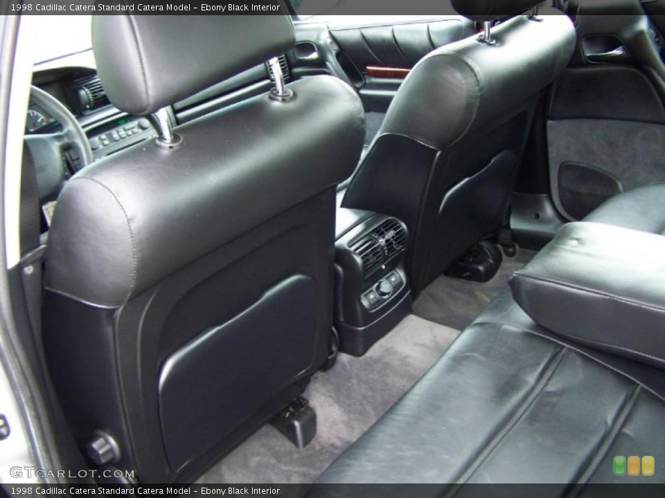 Ebony Black Interior Photo for the 1998 Cadillac Catera  #47804816