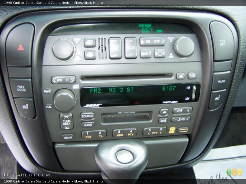 Ebony Black Interior Controls for the 1998 Cadillac Catera  #47804849