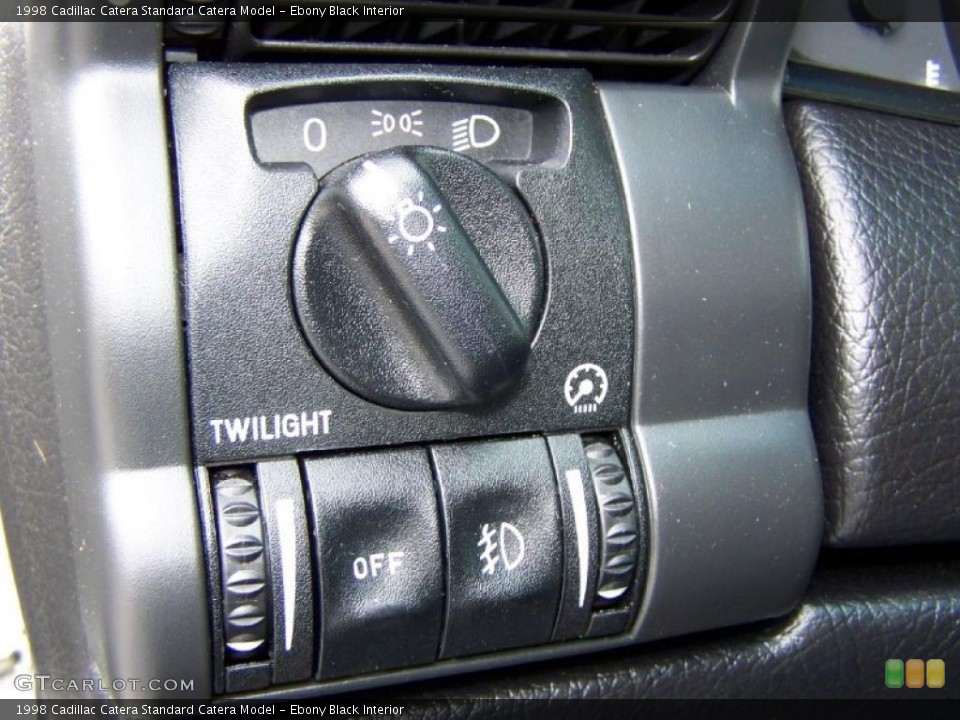 Ebony Black Interior Controls for the 1998 Cadillac Catera  #47804879