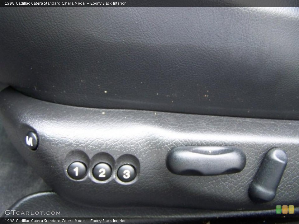 Ebony Black Interior Controls for the 1998 Cadillac Catera  #47804945