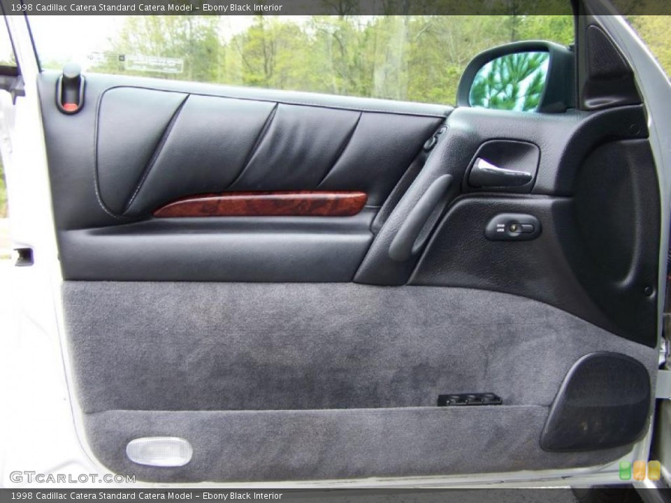 Ebony Black Interior Door Panel for the 1998 Cadillac Catera  #47804960