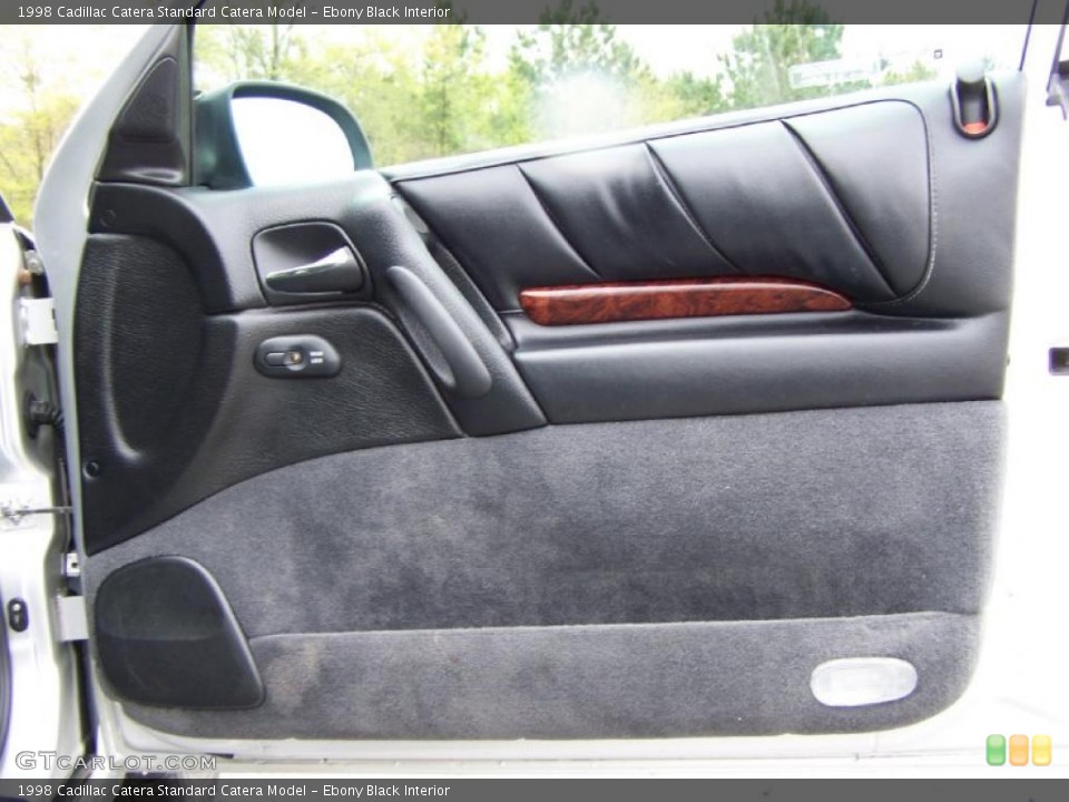 Ebony Black Interior Door Panel for the 1998 Cadillac Catera  #47804972