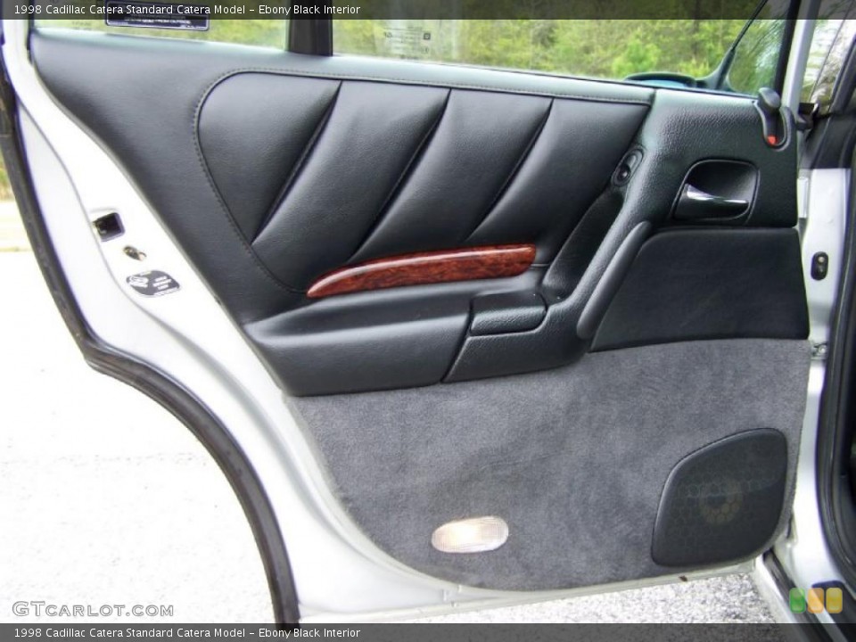 Ebony Black Interior Door Panel for the 1998 Cadillac Catera  #47804987