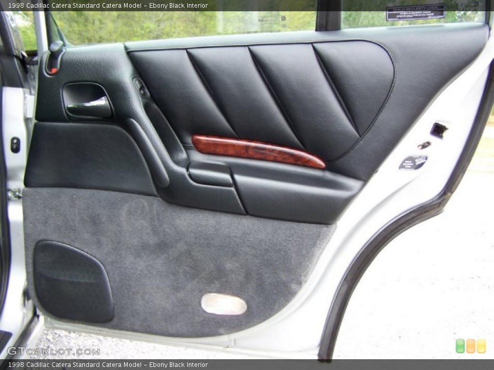 Ebony Black Interior Door Panel for the 1998 Cadillac Catera  #47805002