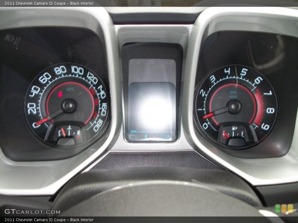 Black Interior Gauges for the 2011 Chevrolet Camaro SS Coupe #47805128