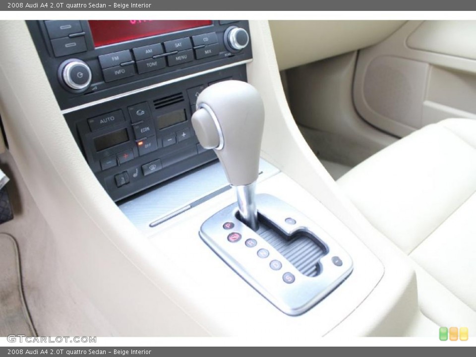 Beige Interior Transmission for the 2008 Audi A4 2.0T quattro Sedan #47805131