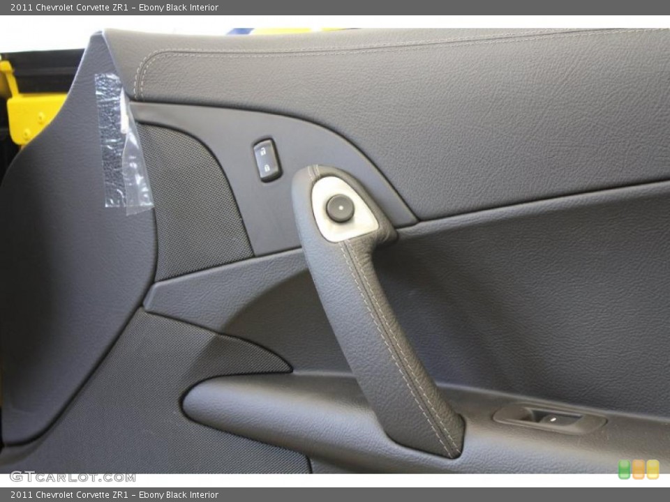 Ebony Black Interior Controls for the 2011 Chevrolet Corvette ZR1 #47805533