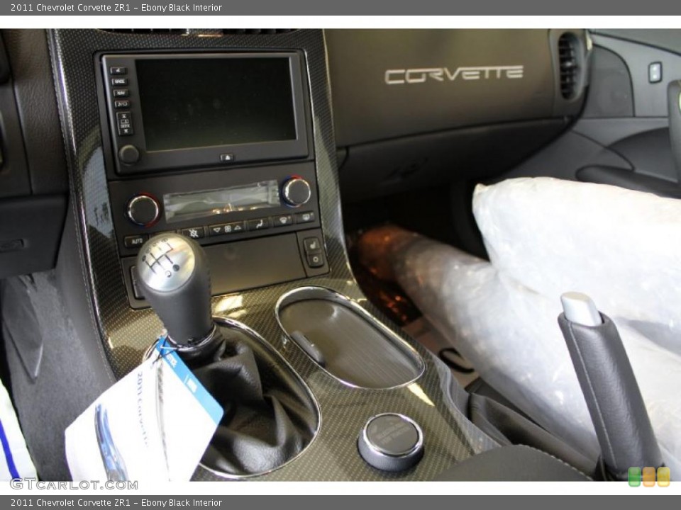 Ebony Black Interior Transmission for the 2011 Chevrolet Corvette ZR1 #47805626